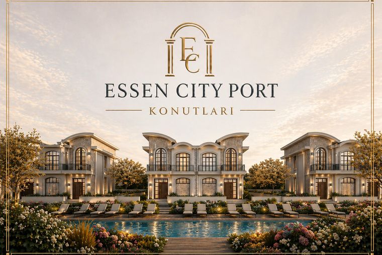 Essen City Port Konutları — Otel Konseptli Yeni Proje — Aksu / Antalya